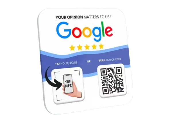 Plaque Google Avis