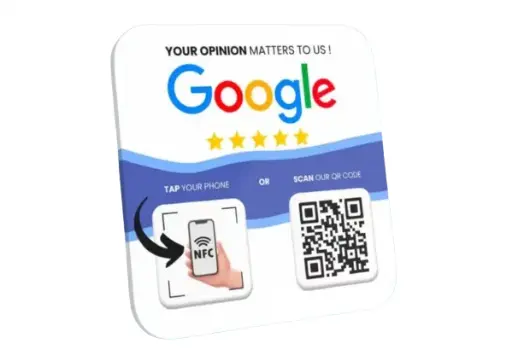 Plaque Google Avis
